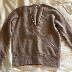 Madewell Faux-Wrap Sweater